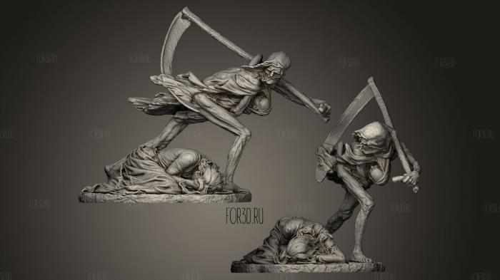 death and mor stl model for CNC